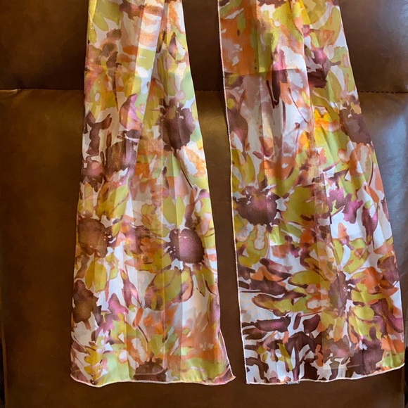 2 Colorful Women’s Scarves - Picture 2 of 4